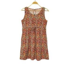 Anthropologie Tulle Boho Printed Mini Dress
